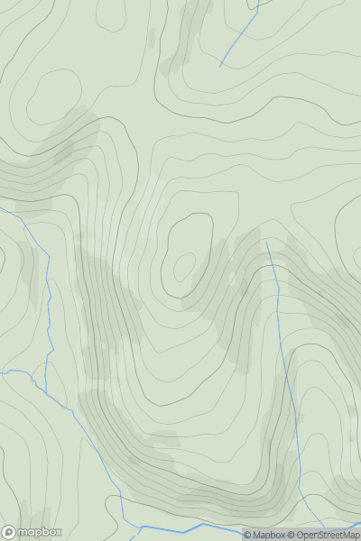 Thumbnail image for Foel Uchaf [Llandudno to Wrexham] showing contour plot for surrounding peak